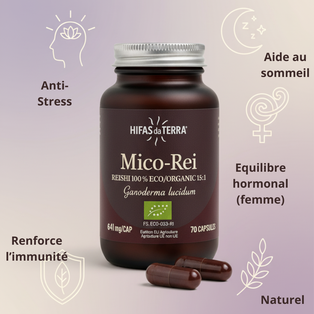 Hifas da Terra - Mico Rei - Gélules anti stress - aide au sommeil 👑