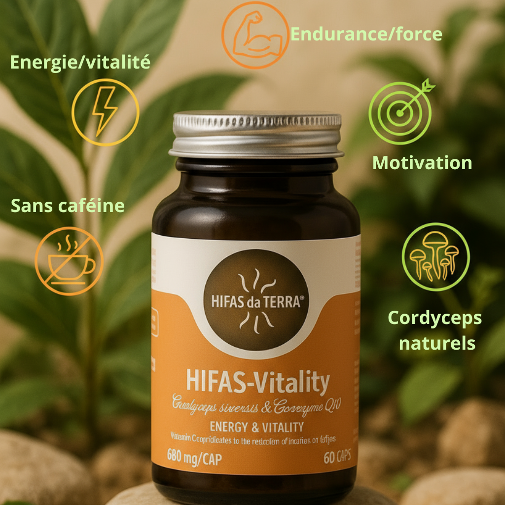 Hifas da Terra - Hifas Vitality - Gélules motivation & endurance 💪