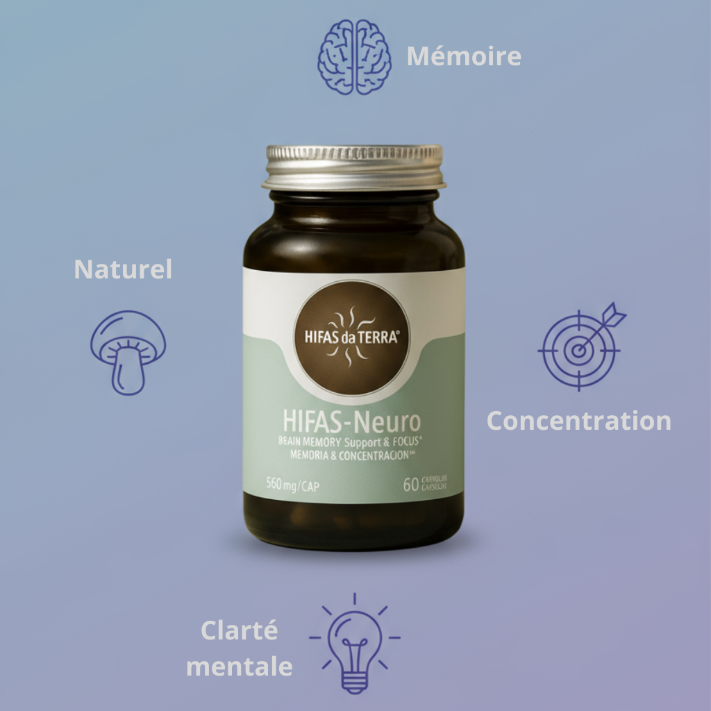 Hifas da Terra - Hifas Neuro - Gélules concentration et mémoire 🧠