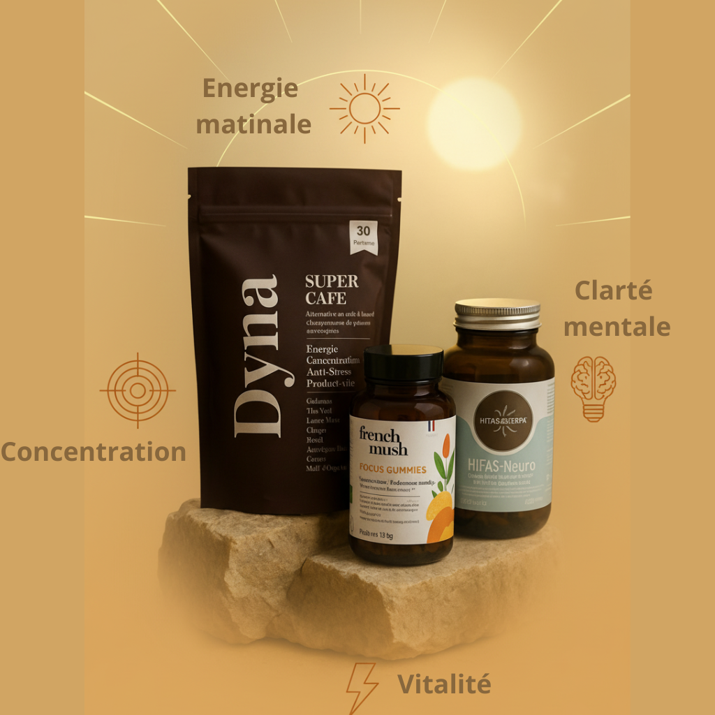 Infographie bienfaits Pack Soleil énergie vitalité
